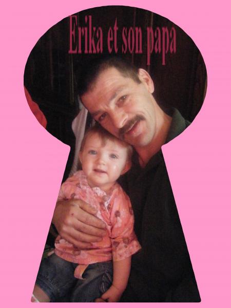 Erika et son papa